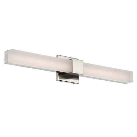 Dweled Esprit 26in LED Bathroom Vanity or Wall Light 3000K in Brushed Nickel WS-698